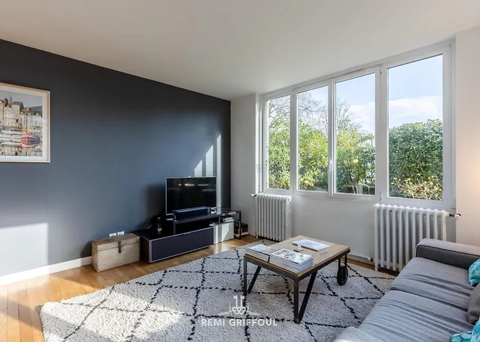 Ferienhaus Family - In The Heart Of 8 Guests Private Garden Honfleur